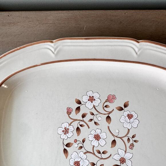 The Covington Edition Idlewild Vintage 12.5" Serving Platter Stoneware Japan - Picture 9 of 14
